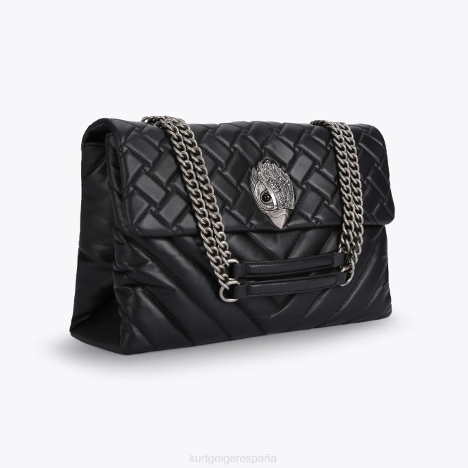 Kurt Geiger mujer london cuero xxl kensington 2LPR64 | bolsas negro
